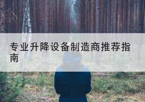 武宣电动剪叉升降平台厂家-专业升降设备制造商推荐指南